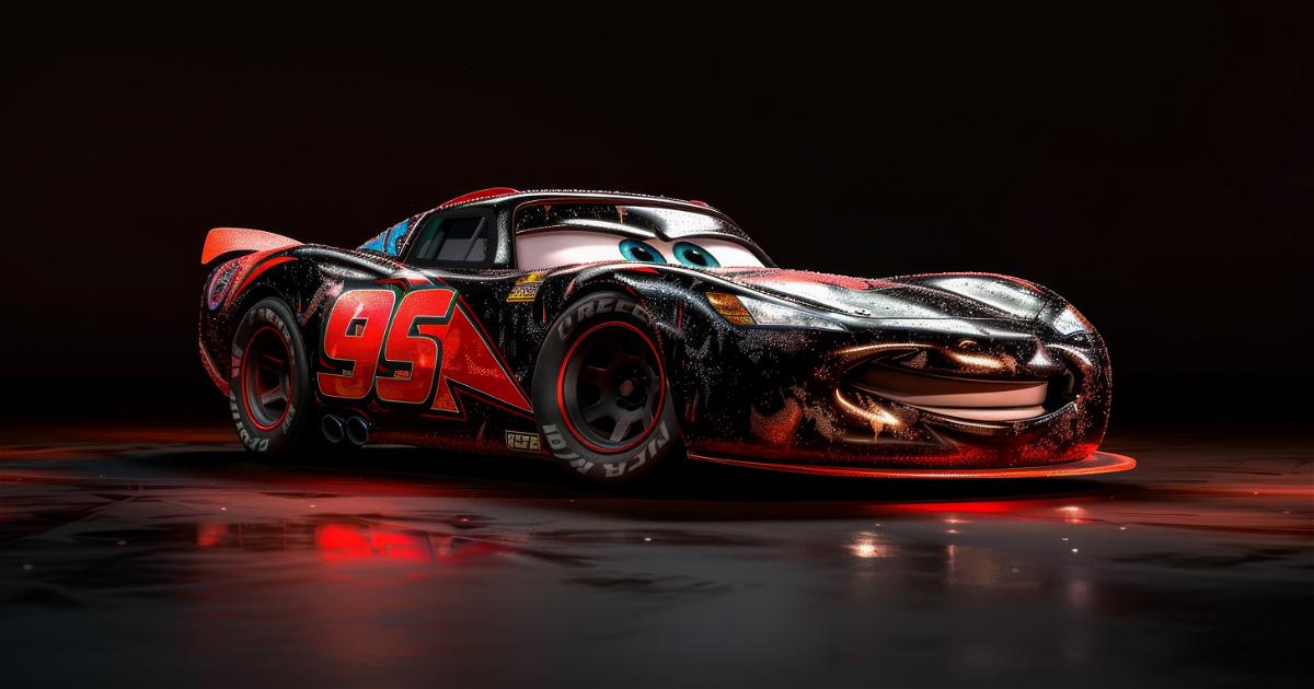 Fondo de Pantalla 4K HD: Rayo McQueen en el foco del Mundo M%C3%A1gico