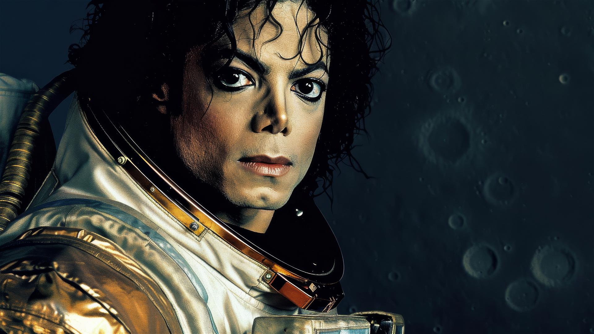 4k HD Wallpaper: Michael Jackson's Moon Landing