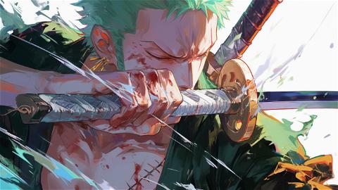 4k HD Wallpaper: Swordsman Roronoa Zoro from One Piece