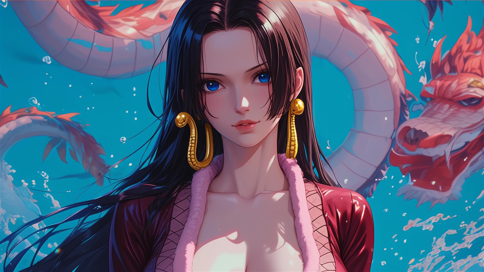 4k HD Wallpaper: Empress Boa Hancock - One Piece