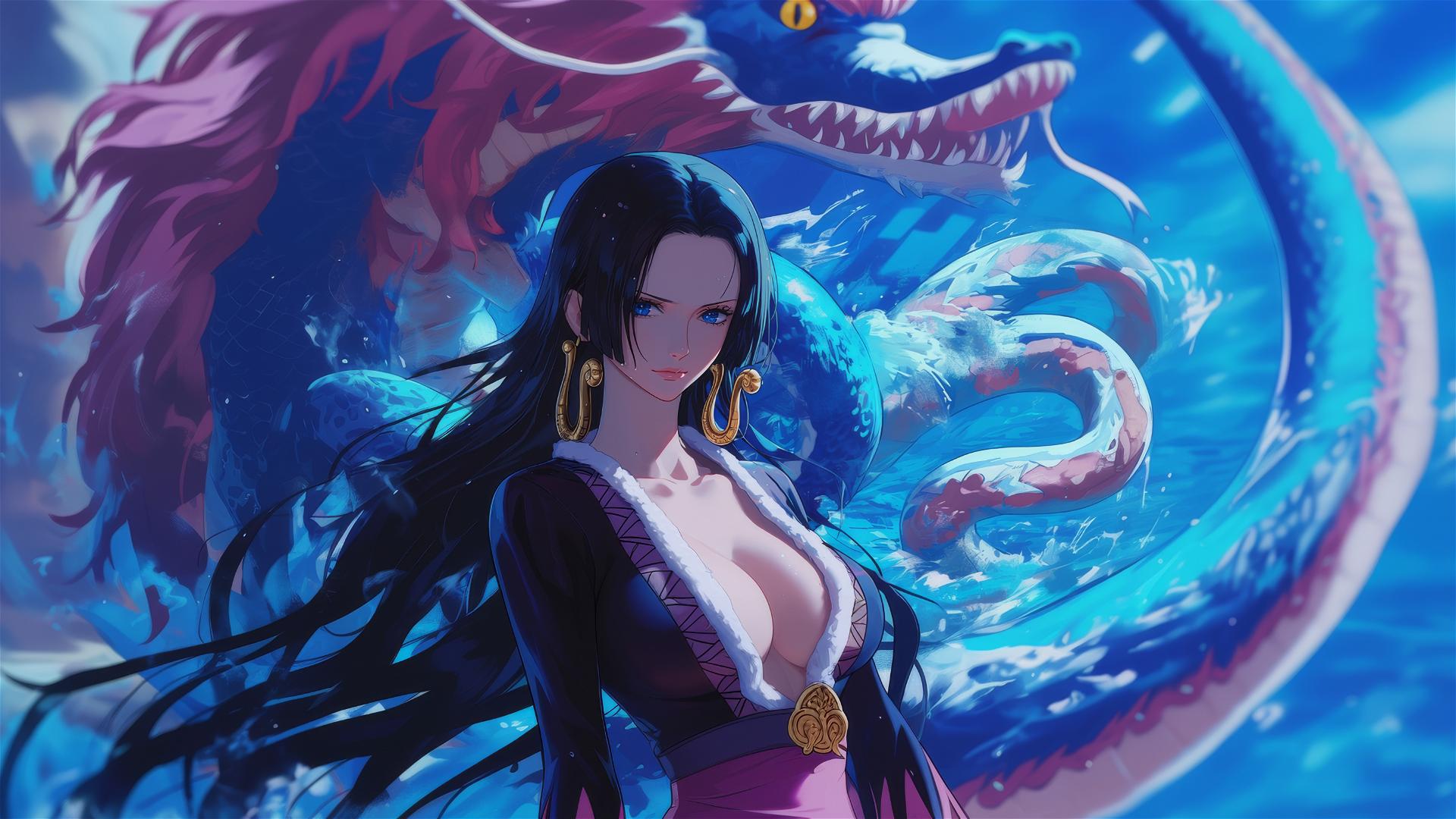 4k HD Wallpaper: Boa Hancock from One Piece