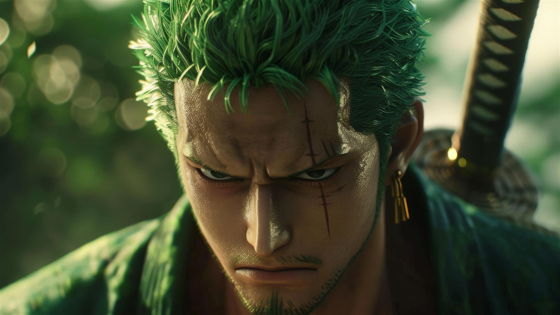 4k HD Wallpaper: Zoro Roronoa from One Piece