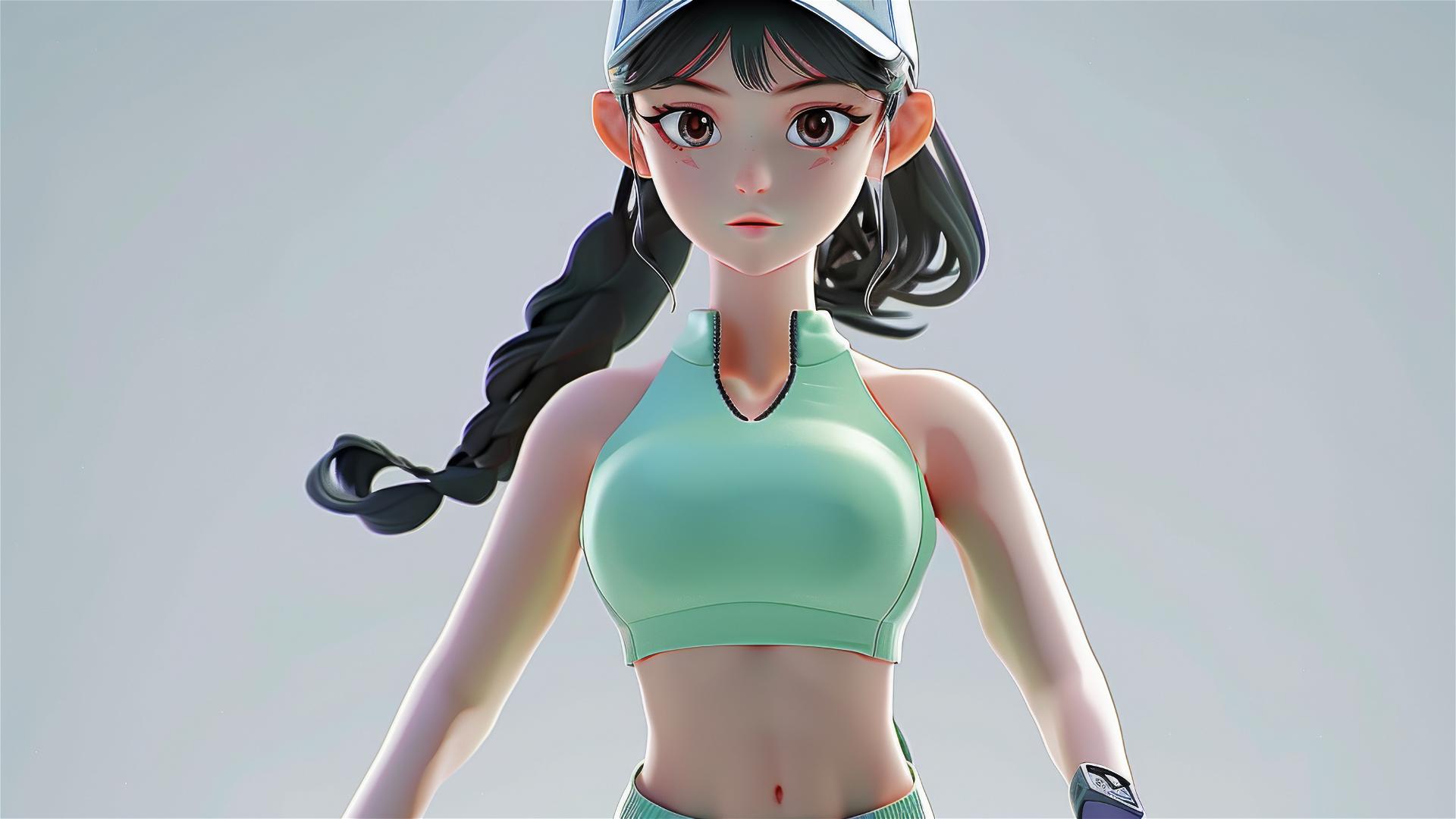 4K HD Wallpapers: muscular female anime