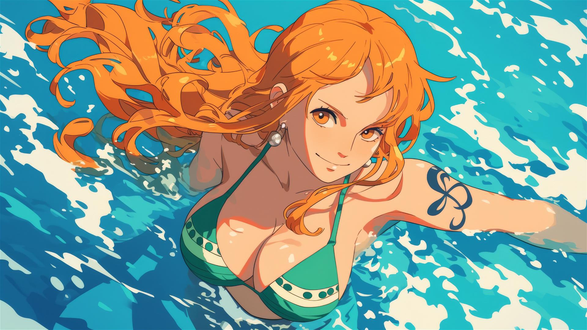 Nami - greenmarine - one piece