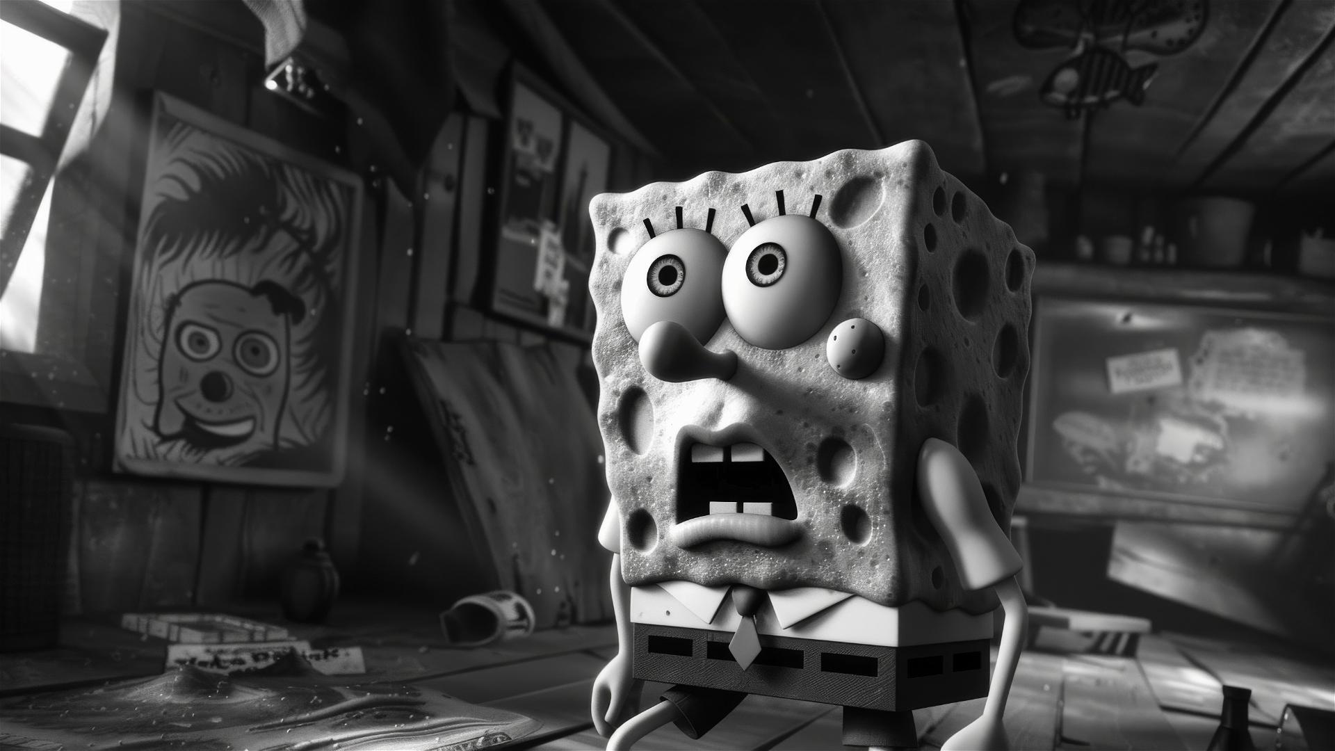 Fondos de Pantalla 4K HD: Bob Esponja realista