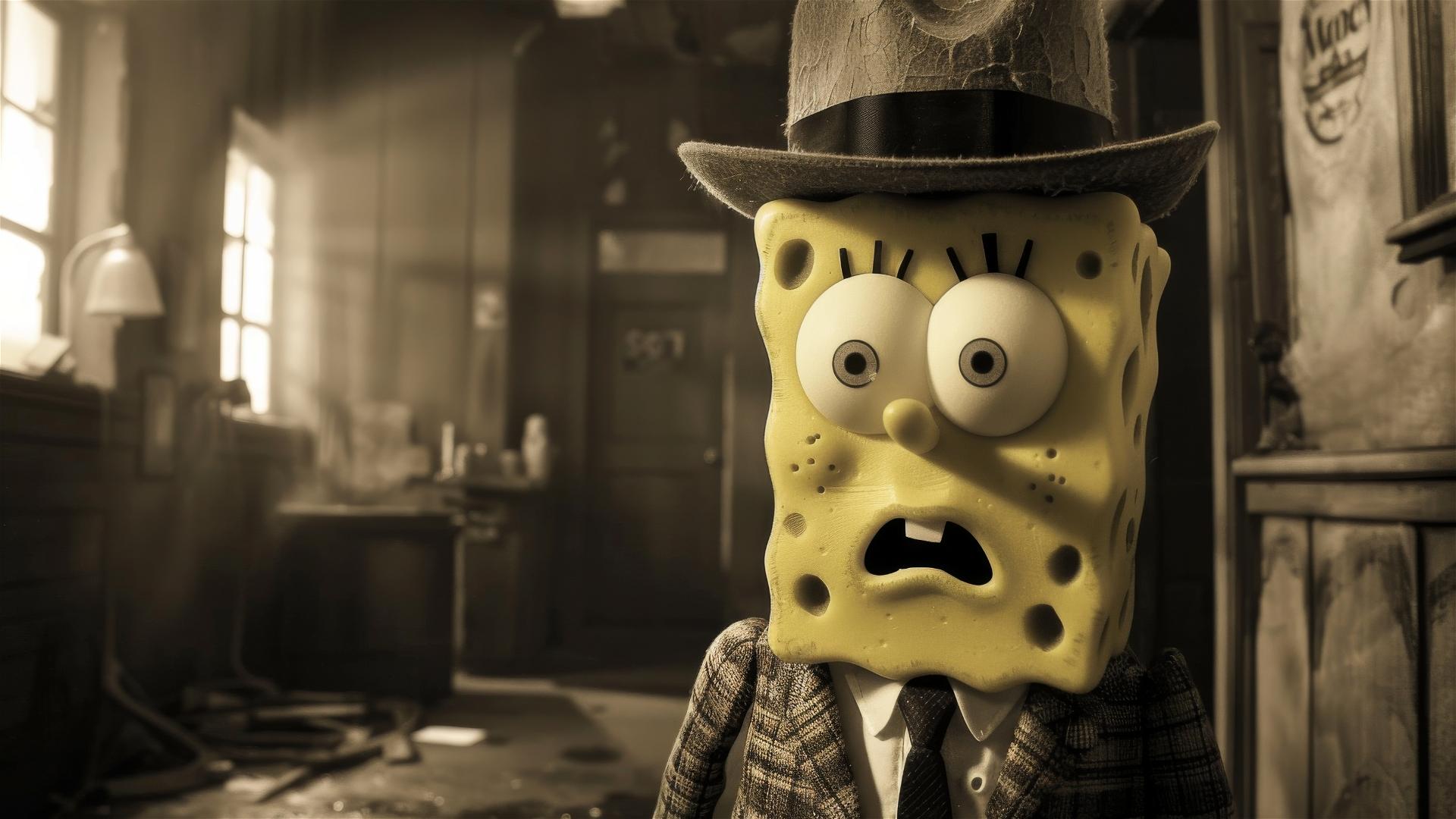 Fondos de Pantalla 4K HD: Bob Esponja realista