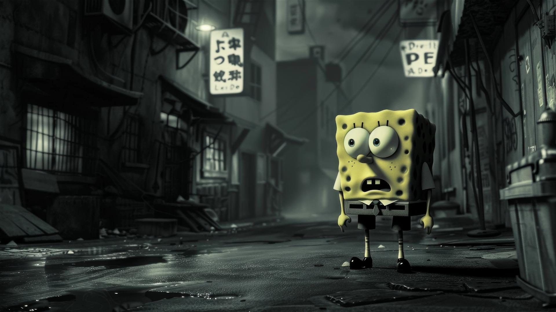 Fondos de Pantalla 4K HD: Bob Esponja realista