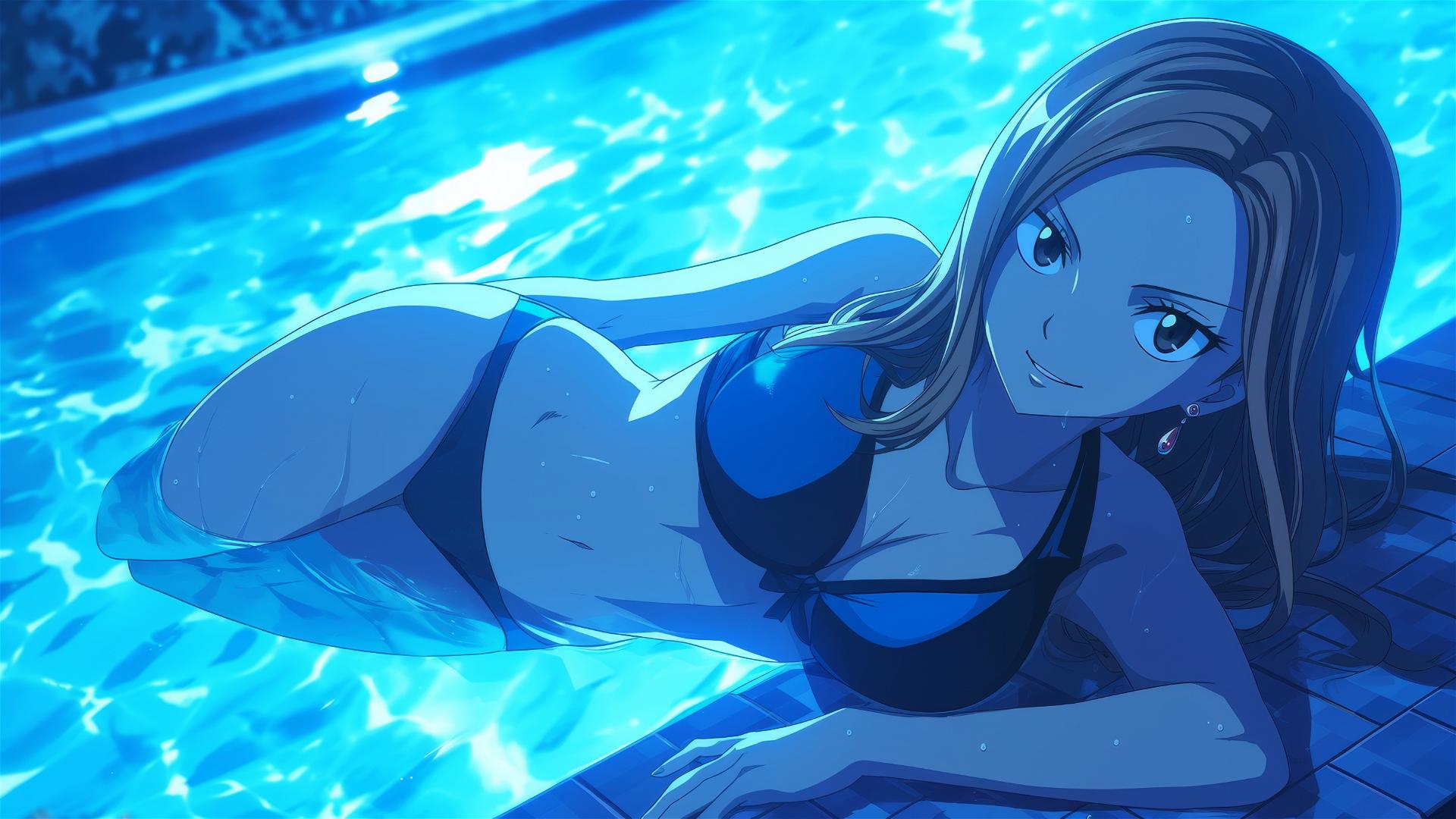 4k HD Wallpaper: Moonlit Swim with Cana Alberona